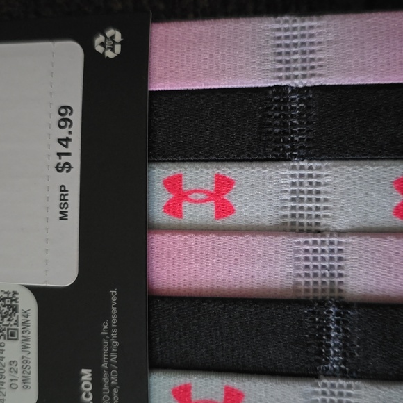 UNDER ARMOUR SIGNATURE GIRLS MULTI COLORED HEADBANDS BUNDLE OF 18 - Picture 9 of 12